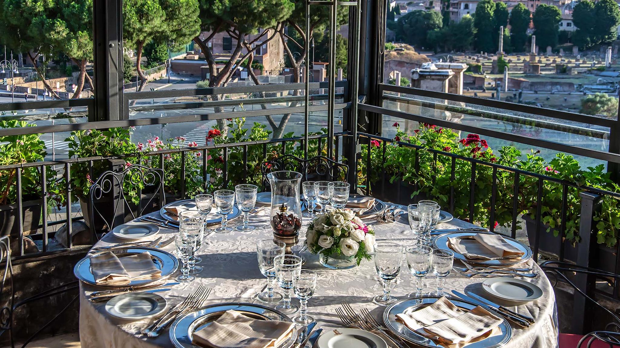 Roof Garden Roof Garden Hotel Forum, Rome